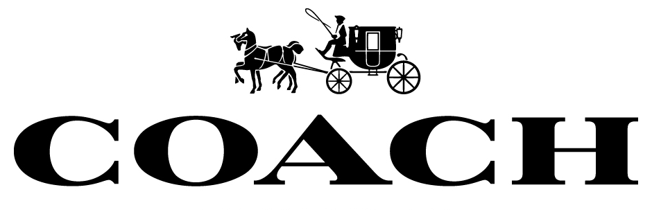 Black and white Coach Logo