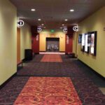 Interior painting of cinema theater